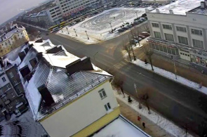 Praça Central na webcam de Borisov online