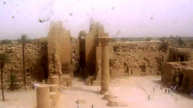 Webcam no complexo do templo de Canary