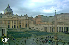 Basílica de São Pedro. Webcam do Vaticano online