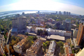Vista da torre LCD. Webcams em Dnepropetrovsk online