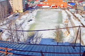 Microdistrito de Glassvodskaya. Lago. Webcams podem estar online