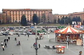 Dnepropetrovsk. Webcam na Praça Europeia on-line