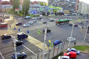 Encruzilhada das ruas Frunze e 9 de abril. Webcams Kaliningrado