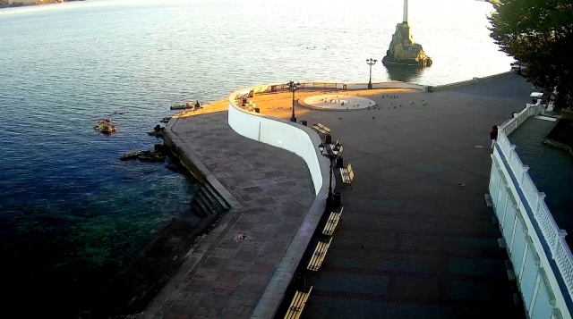 Aterro Kornilov. Webcams Sevastopol