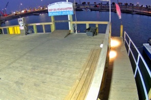Cais da Sede da Deep Sea. Webcams de Port Aransas online