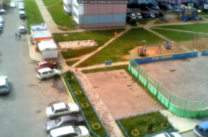 Yard Street Krasnorechenskaya 161 - 161A. Webcam de Khabarovsk online