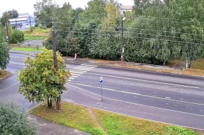 Passagem de pedestres na rua Sudostroitelnaya. Webcams Petrozavodsk