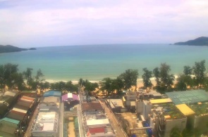 Praia de Patong. Webcams de Phuket online