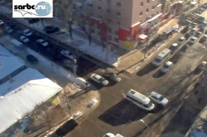 O cruzamento das ruas de Chapaev-Michurin. Webcam Saratov online
