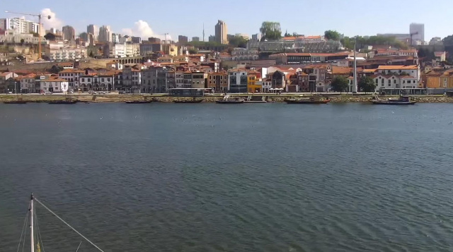 Webcam panorâmica do Porto ao vivo