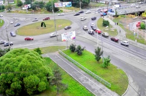 O cruzamento das ruas de Konev - Mozhaisky. Webcams Vologda