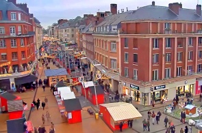 Vista da Place de l'Hotel de Ville. Webcams Amiens