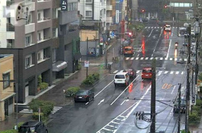 Vista do hotel Kuramae. Webcams de Tóquio online