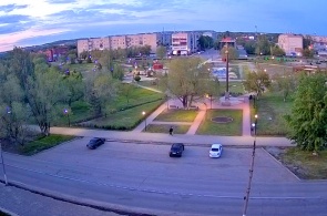 Praça central. Webcams Yemanzhelinsk