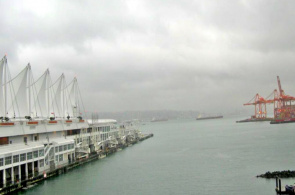 Porto de cruzeiros. Webcams em Vancouver online