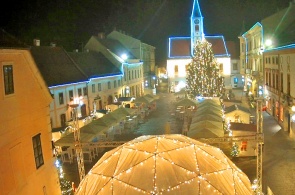 Praça da cidade. Webcams de Varazdin on-line