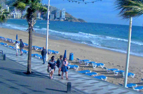 Praia de Benidorm. Webcams em Alicante online