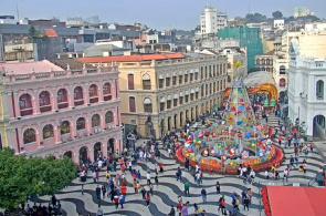 Praça do Senado. Webcams de Macau online