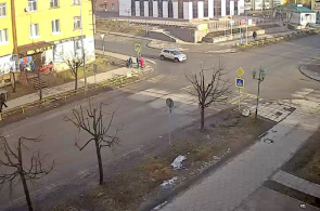 O cruzamento das ruas Proletarian e Gorky. Webcams kondopoga on-line