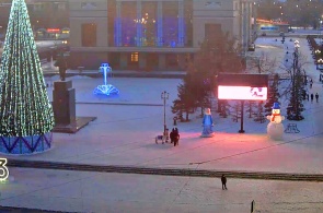 Praça Komsomolskaya. Webcams Orsk
