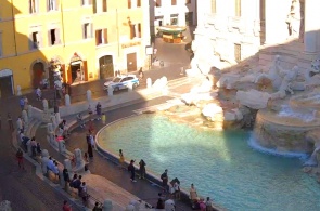 Fonte de Trevi. Webcams de Roma online