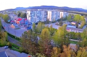Avenida Gagarin. Webcams de Zlatoust