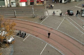 Praça Konigsplein. Amesterdão webcam online