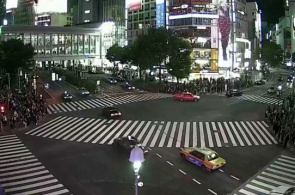 Shibuya webcam online em Tóquio