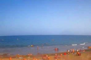Praia central de El Medano. Webcams Tenerife online