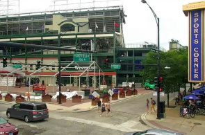 Estádio de beisebol Wrigley Field. Webcams em Chicago online