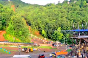 Parque de diversões. Webcams de Gatlinburg on-line