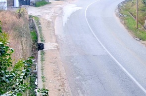 Vista da rodovia Sukhumi. Webcams Novo Athos
