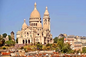 Basílica do Sacré Coeur. webcams parisienses