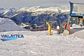 Pico de montanha Monte Fraiteve. Webcams Sestriere online