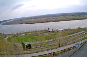 River Tom. Webcams Tomsk online