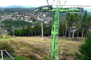 Cabo aéreo Bocksberg. Webcams em Goslar online