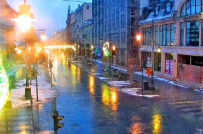 Rua Piotrkowska. Webcams de Lodz on-line