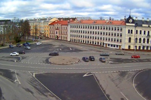 Praça de outubro. Webcams Pskov