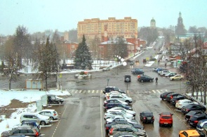 Praça General Kuznetsov. Webcams Yakhroma online