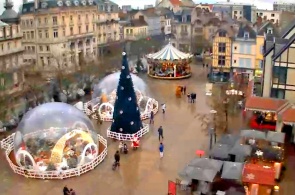 Praça principal. Webcams de Troyes