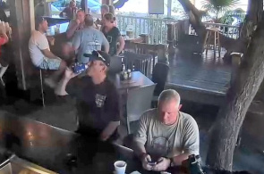 Bar "Respiração do porco". Webcam em Key West online