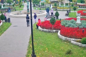 Jardim De Flores. Canteiro de flores. Webcams Pyatigorsk