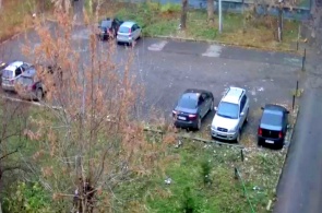 Estacionamento em Chkalova, 24. Webcams Perm