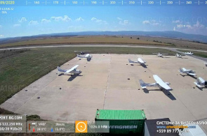 Aeroporto Lesnovo. Webcams de Sofia on-line