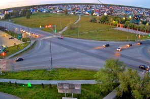 Encruzilhada de Sportivnaya e Pobeda. Webcams Yuzhnouralsk