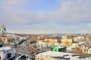 Catedral da Trindade que dá vida. Webcams Petropavlovsk-Kamchatsky
