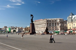 Praça central de Vladivostok webcam on-line