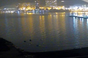 Vista panorâmica da praia de Almadraba. Webcams de Valência