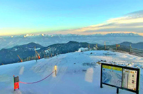 Monte Hopok - 2024 metros acima do nível do mar. Webcams panorâmicas Lyptovsky Mikulash on-line