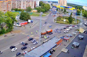 Praça de transporte. Webcams de Tomsk on-line